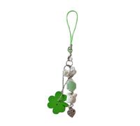 FANSHINUO Lucky Four Leaf Clovers Phone Charm with Lovely Rabbits Designs Unique Fashion Accessory for Women and Students