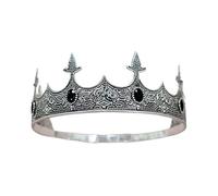 FANSHINUO Men's Vintage King Crowns Tiaras for Birthday Party and Costume Event Halloween Party Dressingup Crownpiece Headband