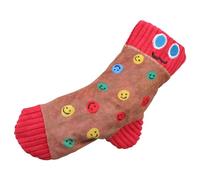 FANSHINUO Plush Sock Dog Squeaky Toy Chewable Puppy Teeth Cleaning Interactive Fun Noise Pet Training Treats Feeder for Small Toy for Teething