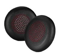 FANSHINUO Protein Leather Ear Pad For PolyVoyager 4310UC/4320UC/ FocusUC2 Headphones Noise Isolation Earmuff Earpads Covers Protein Leather Covers