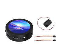 FANSHINUO RP2350 1.85inch Round Display Development Board Capacitive Touchable Screen Replacement Programmable Microcontroller Type C Development