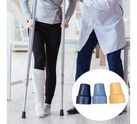 FANSHINUO Rubber Trekking Poles Caps Replacement Walking Stick Crutch Cane Bottom Pad Covers Climbing Hiking Trekking Poles Tip Nonslip Foot Cover