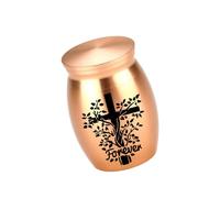 FANSHINUO Simple Ashes Urn Memorial Jewelry Cremation Box Metal Jar Cremation Jewelry Urn Casket For Ashes Elegant Aluminum Memorial Box