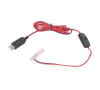 FANSHINUO Virtual Battery Eliminators Cable for 3A Devices USB 5V to 1.5V Conversion Including on Off Switches Battery Accessory