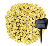 FANSIR Solar String Lights, 164ft 500 LED Outdoor String Solar Powered Fairy Lights Waterproof 8 Modes Garden Decorative Light for Tree, Patio, Garden, Yard, Home, Wedding, Party(Warm White)