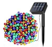 FANSIR Solar String Lights, 72ft 200 LED Outdoor String Solar Powered Fairy Lights Waterproof 8 Modes Garden Decorative Light for Tree, Patio, Garden, Yard, Home, Wedding, Party (Multicolor)