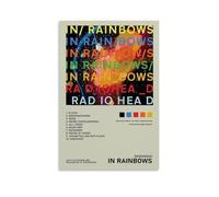 FANSITUO Radiohead In RainbowsPoster Canvas Art Oil Painting Wall Painter Home Decorative Music Album Celebrity Decorative Painting Classical Decorative Wall ArtUnframe-style-1820x30inch(50x75cm)