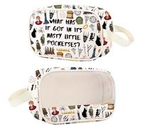 Fanstay Book Clear Makeup Bag Baggins Gift What Has It Got in Its Nasty Little Pockets Middle Earth Zipper Bag (What HAS cmb1)