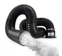 FANSTGEQ 20Ft Heat Resistant Fog Machine Hose Quick Connect Smoke Duct