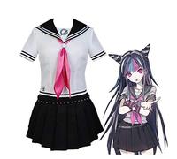 Fanstyle Danganronpa Girls Sailor Uniform School Uniform Japanese Student Cosplay Costume Outfit Lolita Skirt Shirt Tie 3PCS