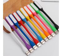 FANSU 10PCS Flexible USB Light, Portable Led Lamp Gooseneck Night Light, Small Reading Lamp for PC Laptop, Notebook Computer, Power Bank and Other USB Devices (10 Colours,10PCS)