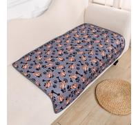 FANSU 2Pack Absorbent Puppy Pads,Christmas Prints Non-Slip Waterproof Puppy Training Pads Reusable Dog Mat Washable Dog Training Pads Large Puppy Pads for Potty Training (90X140cm,Bones)