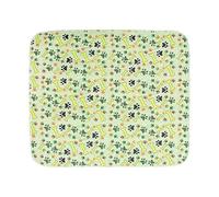 FANSU 2Pack Absorbent Puppy Pads,Classic Prints Non-Slip Waterproof Puppy Training Pads Reusable Dog Mat Washable Dog Training Pads Large Puppy Pads for Potty Training (80X90cm,Yellow Bones)