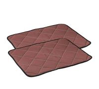 FANSU 2pc Absorbent Puppy Pads, Waterproof Non-Slip Puppy Training Pads Reusable Dog Mat Washable Dog Training Pads Large Puppy Pads for Couch Cover Floor Protector (70x50cm,Coffee)