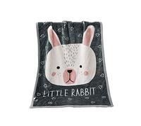 Fansu Baby Blanket Soft Thick Toddler Newborn Fleece Blanket Infant Kids All Seasons Blankets for Boys Girls Cradles Cot Throw (Bunny,100x140cm)