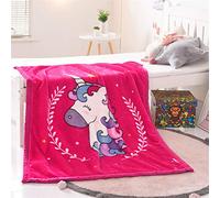 Fansu Baby Blanket Soft Thick Toddler Newborn Fleece Blanket Infant Kids All Seasons Blankets for Boys Girls Cradles Cot Throw (105x130cm,Rose red)