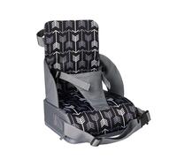 FANSU Baby Booster Seat Cushion, Geometry Toddler Kid Dismountable Heightening Dining Chairs Pad with Straps, Waterproof Washable Thick Highchair Booster Cushion Mat (Black)