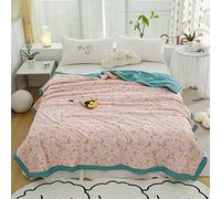 FANSU Bedspread Quilt Single Double Super King Bed Size, Reversible Quilted Bed Cover Sofa Blanket Throw Decorative Coverlet Microfiber Comforter Bed Sheet (200x230cm,Green alpaca)
