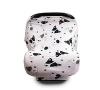 Fansu Car Seat Cover Multi-Use Stretchy Baby Carseat Canopy, Privacy Nursing Cover Breastfeeding Cover Up for Infant Stroller Canopy Ultra Soft Plus Size Dust Cover (Puppy)