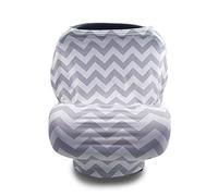 Fansu Car Seat Cover Multi-Use Stretchy Baby Carseat Canopy, Privacy Nursing Cover Breastfeeding Cover Up for Infant Stroller Canopy Ultra Soft Plus Size Dust Cover (Chevron)