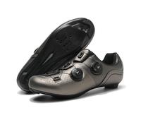 FANSU Cycling Shoes for Mens Womens, Anti-Slip Road Bike Shoes MTB Shoes with Rotating Laces, Breathable Bikes Footwear Compatible SPD and SPD-SL for Indoor Outdoor (Champagne,11)