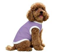 FANSU Dog Cooling Vest Ice Silk Pet Summer T-Shirt Breathable Anti-Shedding Indoor Puppy Clothes Lightweight Heat Relief Cat Apparel for Outdoor Walking (Purple,XS)