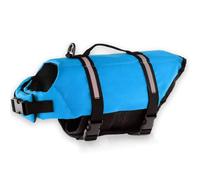 FANSU Dog Life Jacket, Dog Life Jacket with Rescue Handle, Rescue Vest for Dogs, Adjustable Size for Swimming, Surfing, Boating (XXS, Blue)