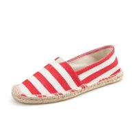 FANSU Espadrilles Women, Comfortable and Portable Women's Espadrille Shoes, Slip-on Flat Espadrilles, Ladies Canvas Shoes No Laces 3.5-10 Sizes