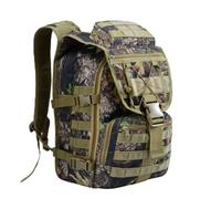 FANSU Foldable Hiking Daypack Backpack, 35L Military Attack Tactical Water Resistant Bag Unisex Outdoor Camping Mountaineering Walking Cycling Climbing Travel Rucksack (35L,Maple leaf)