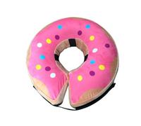 FANSU Inflatable Dog Collars for After Surgery, Recovery Collar for Dogs and Cats Adjustable Pet Cone Collar Soft Round Donut Collar for Dogs Cats to Stop Licking Wounds, S-XL (L,pink)