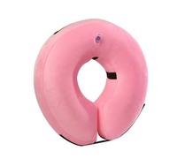 FANSU Inflatable Dog Collars for After Surgery, Recovery Collar for Dogs and Cats Adjustable Pet Cone Collar Soft Round Donut Collar for Cats Dogs to Stop Licking Wounds (XS,Pink)