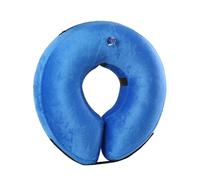 FANSU Inflatable Dog Collars for After Surgery, Recovery Collar for Dogs and Cats Adjustable Pet Cone Collar Soft Round Donut Collar for Cats Dogs to Stop Licking Wounds (XS,Blue)