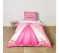 FANSU Kids Duvet Cover Bedding Set 2 Piece, 3D Creative Styling Pattern Boys Girls Children Cartoons Quilt Cover & Pillow Set for Nursery Toddler Cot Single Size Bed (Princess 1,120x150cm+40x60cm)