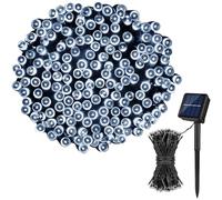 FANSU LED Garden Lights, Gypsophila 8 Modes Indoor/Outdoor Solar String Lights, Solar Lights Outdoor Garden, for Patio Yard Home Christmas Parties Wedding Decorations (White,22M/200LED)