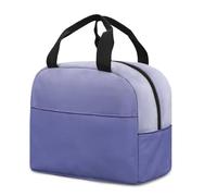 FANSU Modern Gradient Lunch Bag, Insulated Lunch Bag,Wide Open Portable Cooler Lunchbox, Waterproof Totes, Handbag Men Women for Outdoor,Beach,Camping, BBQ,Travel,Picnic (Purple,23x13x21cm)