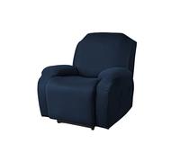 FANSU Recliner Chair Covers 1 Seater for Armchairs with Pockets, Stretch Recliner Slipcover for Electric Chair, Sofa Covers Furniture Protector for Living Room (1 Seater,navy blue)