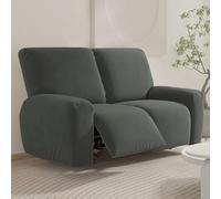 FANSU Recliner Chair Covers 2 Seater for Armchairs with Pockets, Stretch Recliner Slipcover for Electric Chair, Sofa Covers Furniture Protector for Living Room (2 Seater,anthracite)
