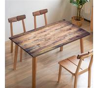 FANSU Tablecloth Picnic Covers Tablecloth Elastic Fitted Table Cloth Retro Classic Print Rectangle Square Stain-Resistant Tablecloths for Outdoor Camping Indoor Party (Coffee,120x120cm)