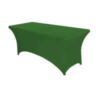 FANSU Tablecloth Rectangular Spandex, Fitted Table Cloth Rectangle Elasticated Table Cover Stretch Tablecloths Washable for Wedding Event Banquet Birthday Party (6FT/183x75cm,Grass Green)