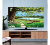 FANSU TV Dust Cover, TV Screen Cover, Universal Elastic Television All-Inclusive Protection, Computer Dust for 32” to 80” Television/PC Display Decoration (Lake,52'')