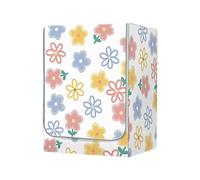 FANSU Washing Machine Cover Waterproof Dustproof Grey Front Load Washer Dryer Machine Cover Protector Sunscreen Washer Protection Tumble Dryer Cover (S-capacity 4-7.5kg,Pink graffiti)