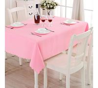 FANSU Wipe Clean Tablecloth Rectangular, Table Cloth Rectangle,Dining Table Cover for Kitchen Picnic Outdoor Garden Table,Decorations for Sommer Spring (Pink,1.2 * 1.8m)
