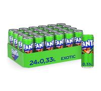 Fanta, Exotic Case of Orange, Passionfruit, Peach, 7920 millilitre, (Pack of 24)