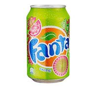 Fanta Exotic Soda, 330 ml, Pack of 24