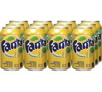 Fanta Pineapple Soft Drink Cans 355ml - 12-Pack BBD: DEC24