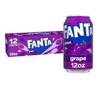 Fanta Grape Soft Drink Cans 12oz (355ml) - Pack of 12