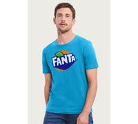 Fanta Men's 2016 Logo T-Shirt in Mid Blue | Size: 2XL Fanta Mid Blue 2XL