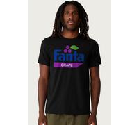 Fanta Men's Grape Retro 1980s Logo T-Shirt in Black | Size: Medium Fanta Black M