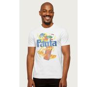 Fanta Men's Orange On The Beach T-Shirt in White | Size: Medium Fanta White M