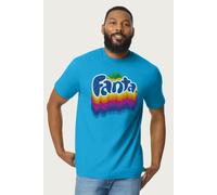 Fanta Men's Rainbow Logo T-Shirt in Mid Blue | Size: 2XL Fanta Mid Blue 2XL
